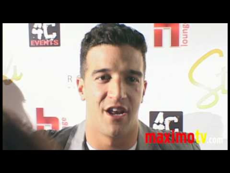 Mark Ballas Interview at "Dancing With The Stars" Derek Hough & Mark Ballas Bday  Party