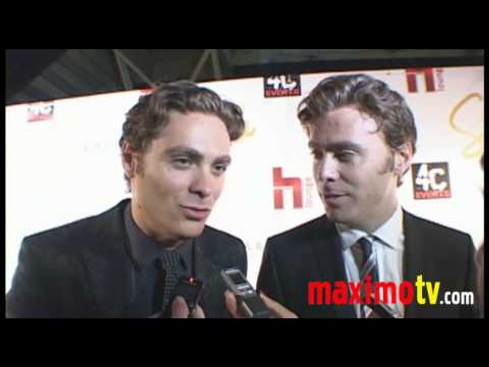 E.C Twins Interview at  "Dancing With The Stars" Derek Hough And Mark Ballas Birthday Party
