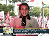 Brasil: movimientos sociales se concentran en Curitiba en apoyo a Lula