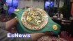 Check Out Floyd Mayweather Million Dollar WBC Belt It's One OF A KIND EsNews Boxing