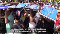 Venezuela: un homme meurt dans une manifestation de l'opposition