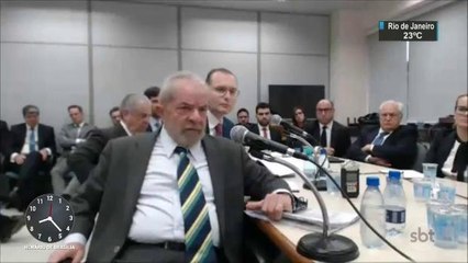 Veja um trecho do depoimento de Lula em Curitiba