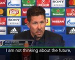 Simeone coy on Atletico future after Champions League exit