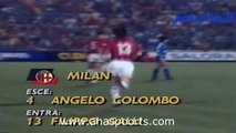 الشوط الثاني مباراة ميلان و ريال مدريد 5-0 عصبة الابطال 1989