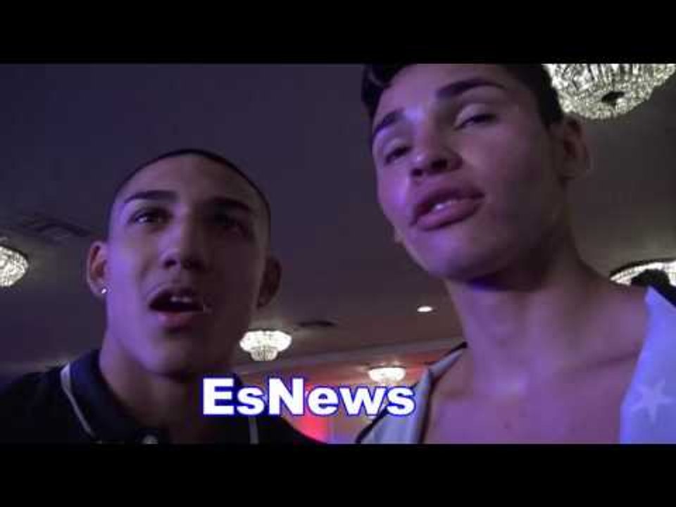 Lil Za & boxing star Teofimo Lopez  EsNews Boxing