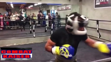 Lomachenko sparring TJ Dillashaw