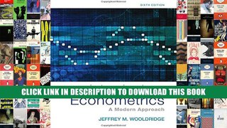[PDF] Full Download Introductory Econometrics: A Modern Approach (Upper Level Economics Titles)