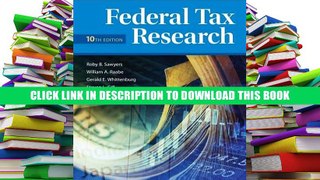 [Epub] Full Download Federal Tax Research Ebook Online
