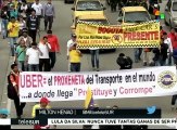 Taxistas realizan paro en varias ciudades de Colombia