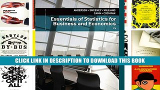 [Epub] Full Download Essentials of Statistics for Business and Economics Read Popular