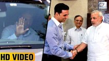 Akshay Kumar Returns To Mumbai After Meeting PM Modi | LehrenTV