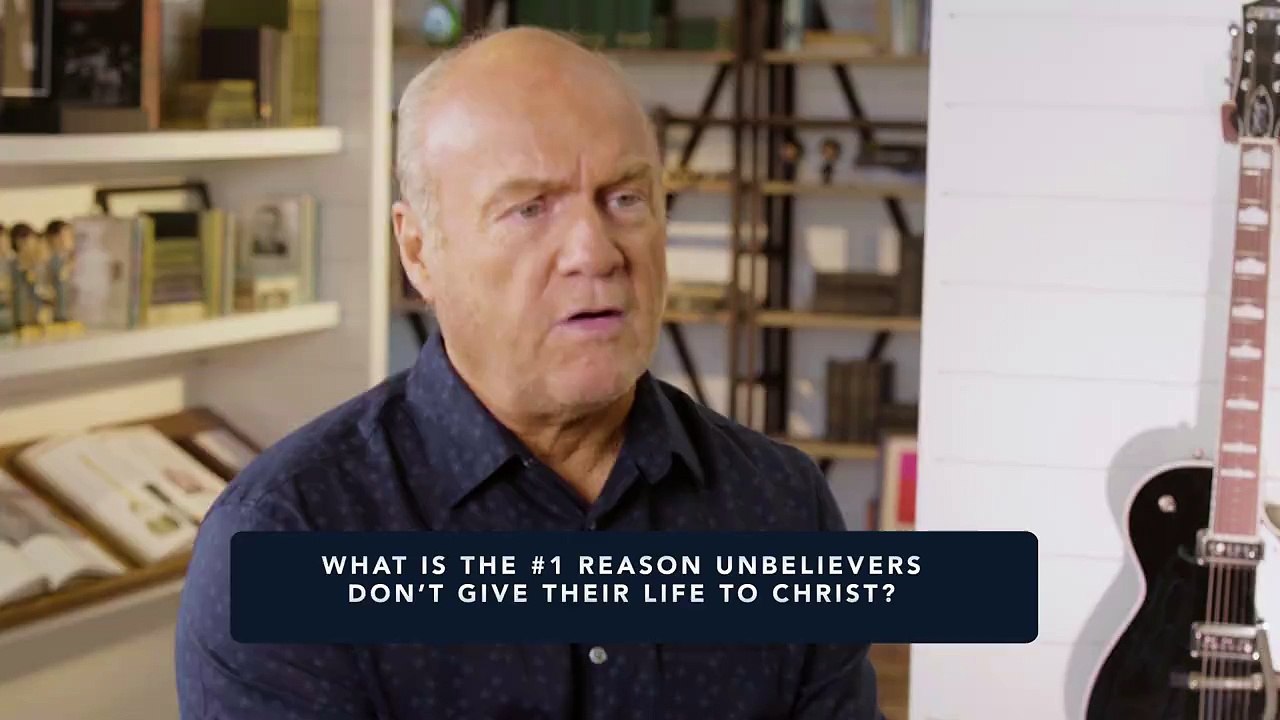 What is the number one reason nonbelievers dont give their lives to Christ.  Greg Laurie