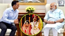 Akshay Kumar Uses PM Modi To Promote Toilet Ek Prem Katha | LehrenTV