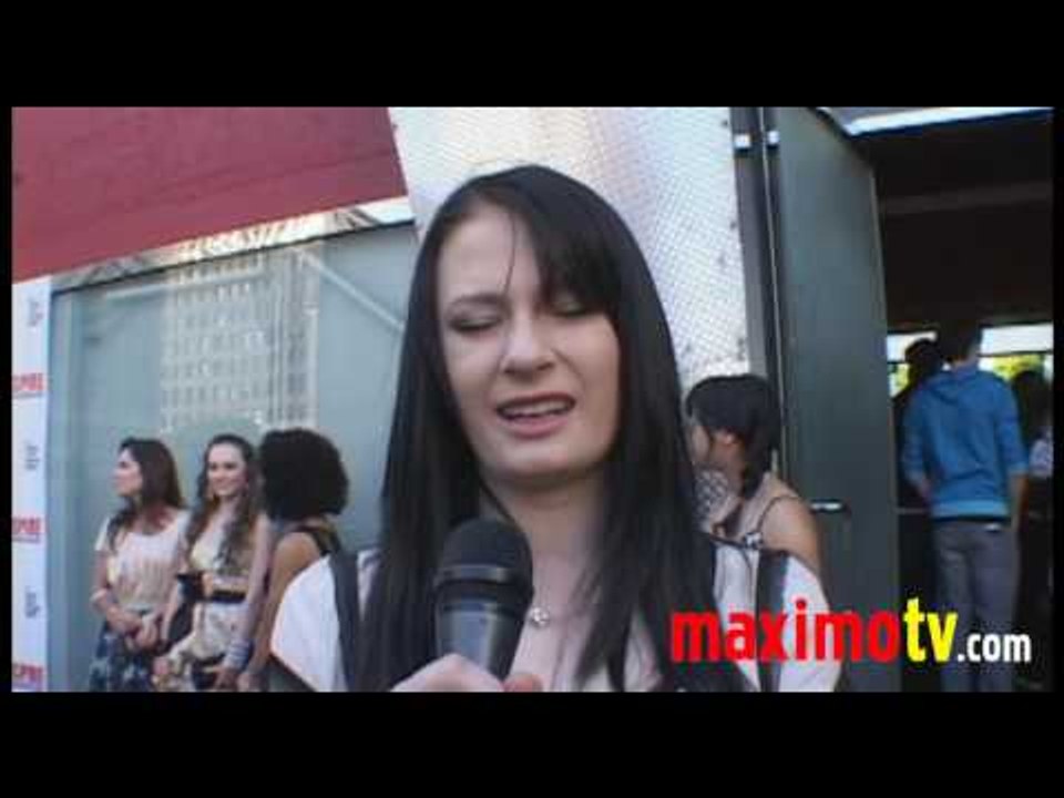 EMILY HARDER (Singer) Interview at "Inspire A little Love" Event April 16, 2010