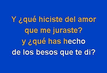 Y...  - Javier Solis (Karaoke)