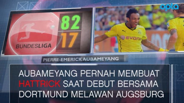 SEPAKBOLA: Bundesliga: Fakta Hari Ini - Aubameyang Menatap Rekor Lawan Augsburg