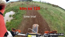 ktm sx 125 v 250 time trials