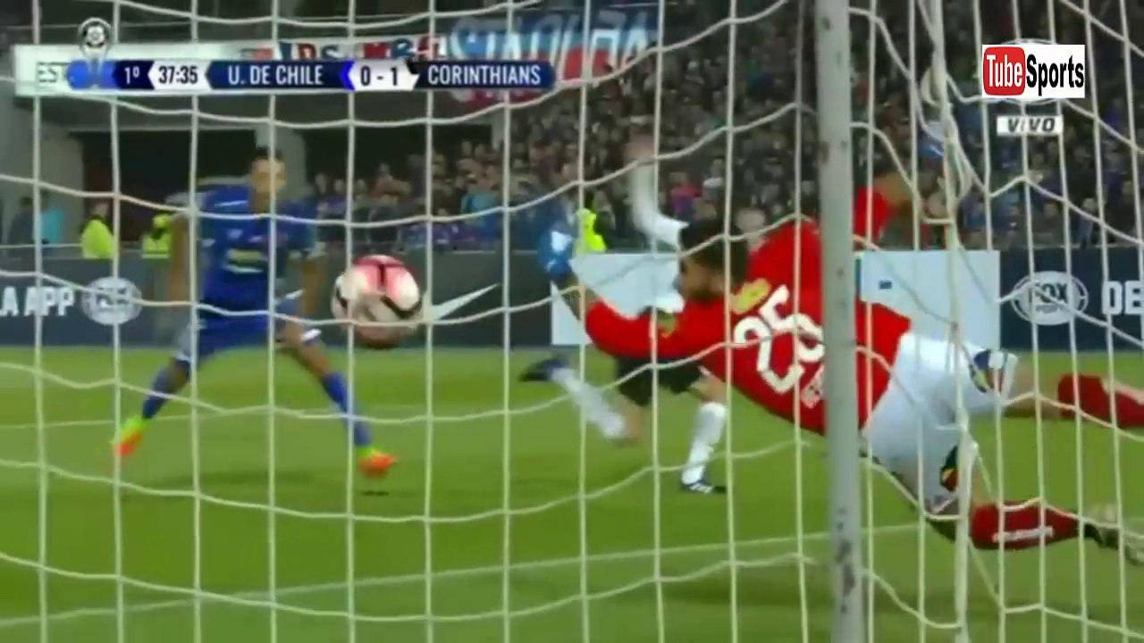 Gols: U. De Chile vs Corinthians Copa Sul-Americana 2017