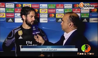 ‫ماذا قال النجم ايسكو عن مواجهة يوفنتوس بعد التأهل لنهائي الأبطال ؟؟ - اتلتيكو 2 - 1 الريال‬ -