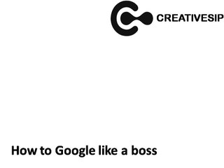 How to Google like a boss