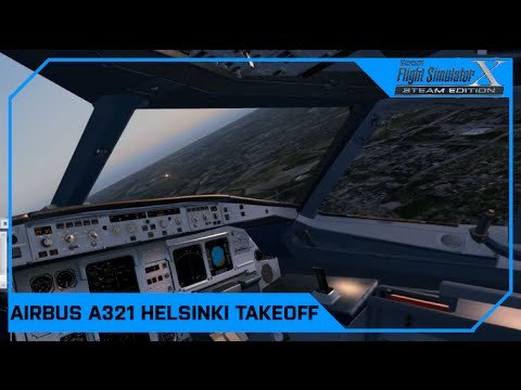FSX Helsinki-Vantaa Departure Finnair Airbus A321