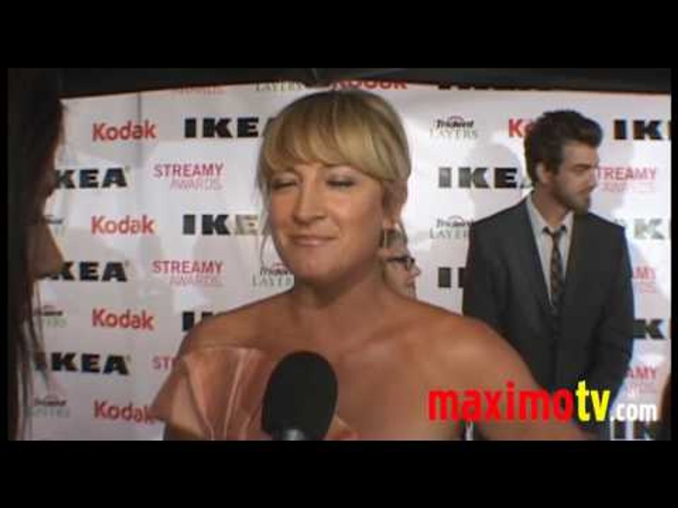 Zoe Bell Interview | 2nd Annual Streamy Awards | ARRIVALS