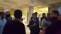 Attack on Junaid Jamshed at Islamabad airport | Assaulting Videowqeqwe234