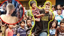 Justin Bieber Spends Time With Underprevileged Kids | Justin Bieber Purpose Tour India