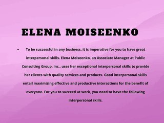 Elena Moiseenko Succeeding at Work Top Interpersonal Skills You Need to Have