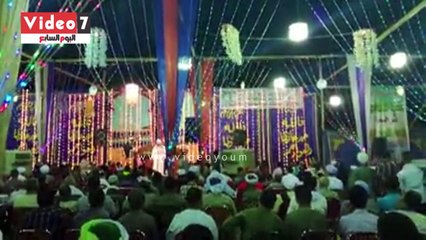 المديح يسحر أبناء الصعيد فى مولد سيدي أبوالحجاج الأقصري حتى الفجر