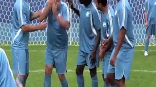 Very Funny Goal - A Guy is Hit Again and Again