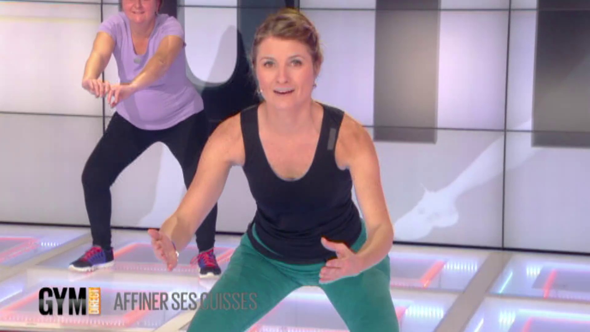 Affiner ses cuisses' avec Sandrine - GYM DIRECT du 15/05 - Vidéo Dailymotion