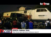 Kereta Barang Tabrak Truk di Pelabuhan Tanjung Priuk