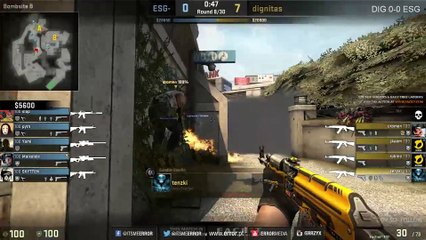 CSGO: Maikelele ace vs. dignitas