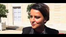 Najat Vallaud-Belkacem, très émue de quitter son poste de ministre (Vidéo)