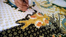 Belajar nolet batik pola dengan tehnik tulis asli canting