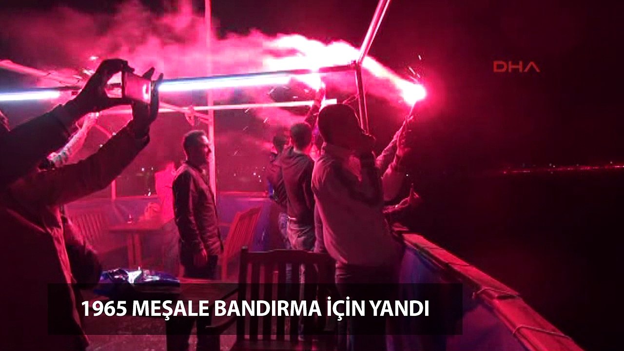 1965 meşale Bandırma için yandı