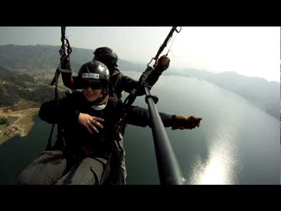 Thrill Seeker Has High Flying Experience Parahawking