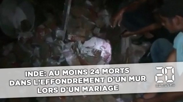Inde: Au moins 24 morts après l'effondrement d'un mur à un mariage