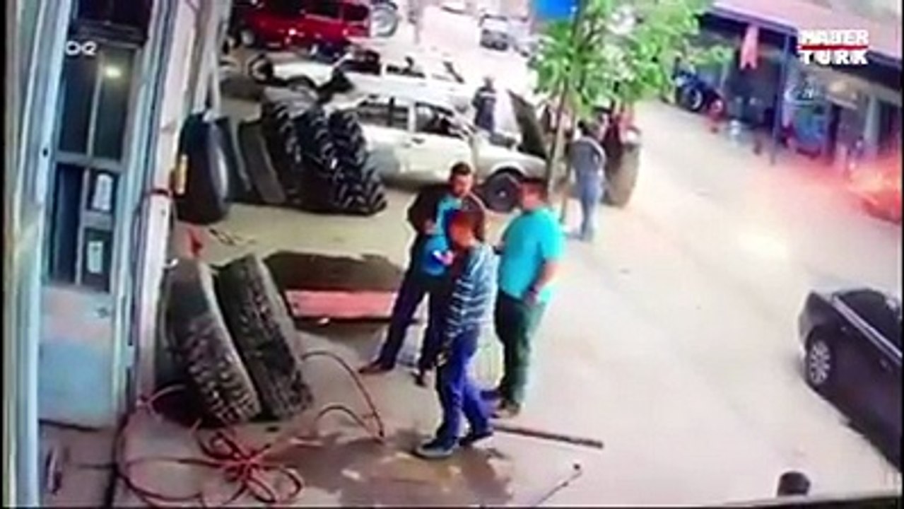 Lastik Şişirirken Az Kalsın Canından Oluyordu