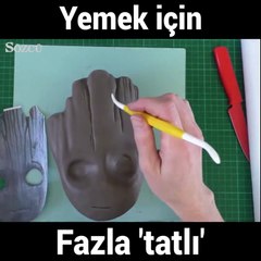 Bu pasta yemek için fazla 'tatlı'