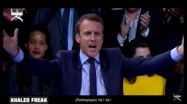 'Poudre de perlimpinpin' : Le fabuleux remix de Khaled Freak feat. Macron
