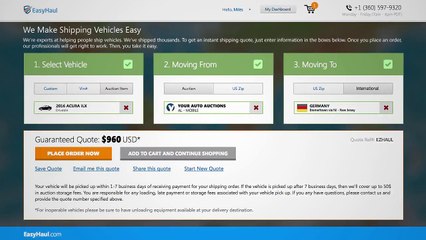 How to ship vehicles internationally
