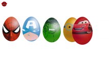McQueen and Learn Colors With Surprise Eggs Cookies for Children Toddlers - Colours With Cookies