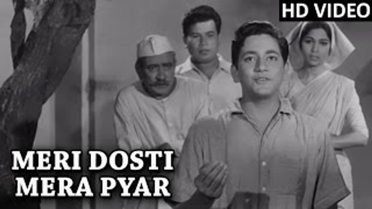 Meri Dosti Mera Pyar Full Video Song | Mohammad Rafi Hit Songs | Dosti Movie Songs 1964