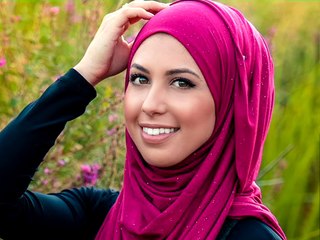 Glitter Jersey Hijab Style Ideas