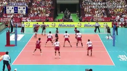 2016リオ五輪　バレーボール世界最終予選　男子日本×中国 1_2 2016年05月29日 part 1/2
