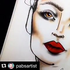 Facechart by Cameron Jane Makeup Academy Trainer