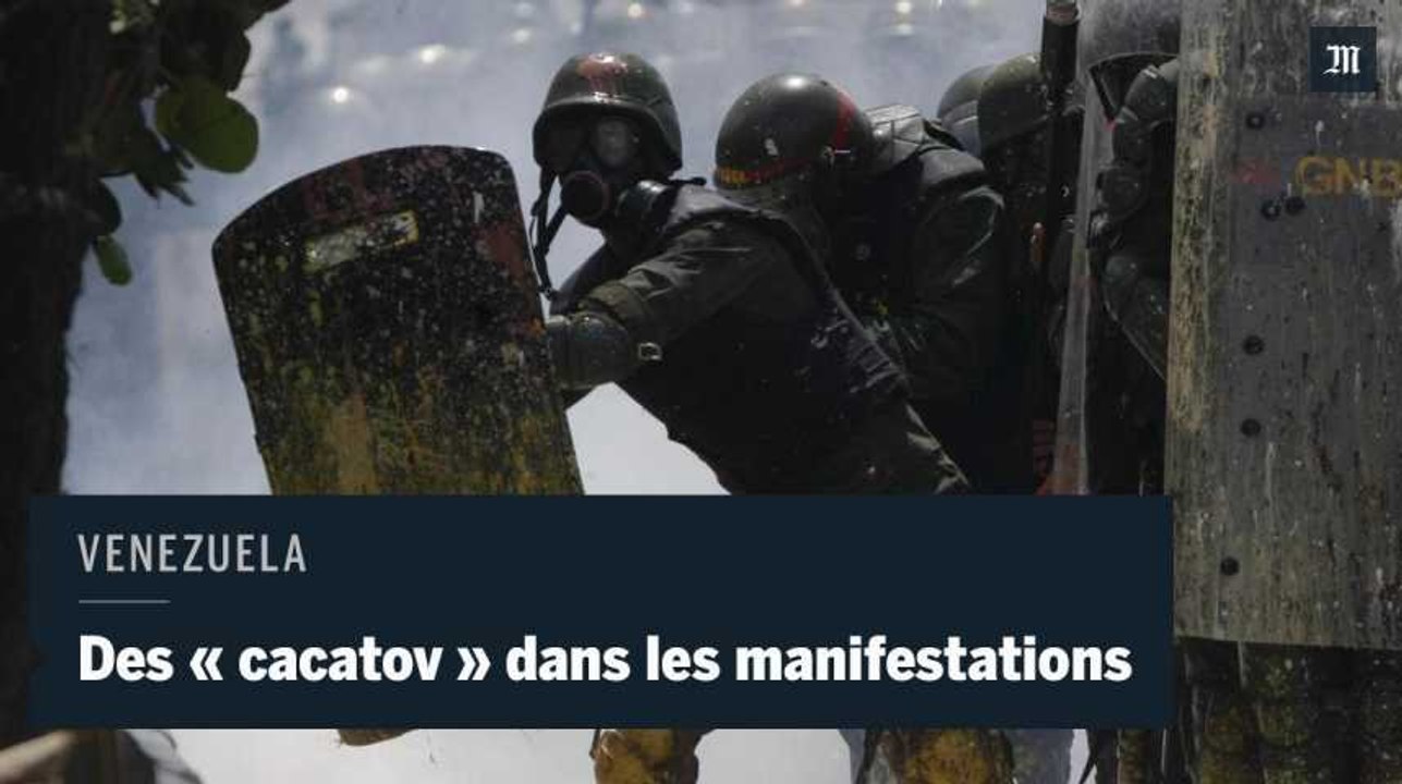 Venezuela : des « cacatov » dans les manifestations anti-Maduro