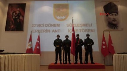 Sivas'ta Sözleşmeli Erler Yemin Etti